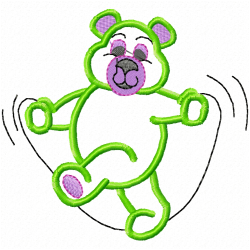Teddy Embroidery Design 4